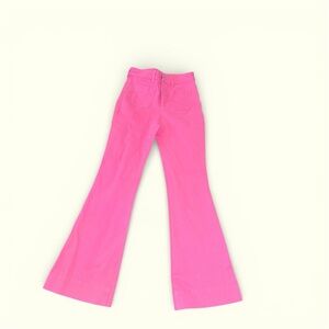 The Frankie Shop Kids Bright Pink Flared Pants